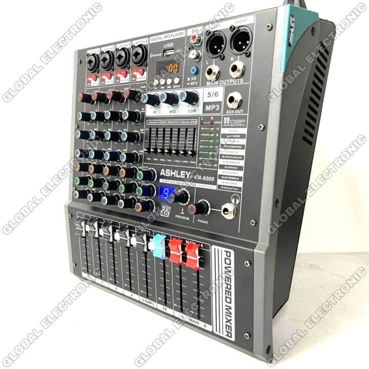 Power Mixer Ashley CR 6000 , M 6000 , T400 Original Mixer Ashley CR6000