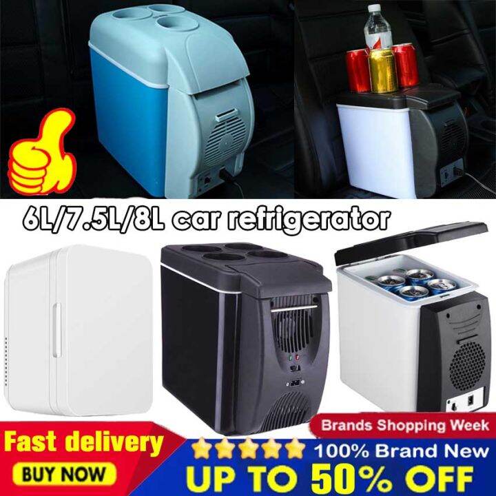 👍Factory direct👍6L/7.5L/8L Portable Car refrigerator Low power Heating