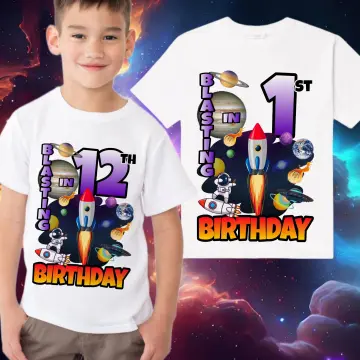 Galaxy themed outlet t shirt