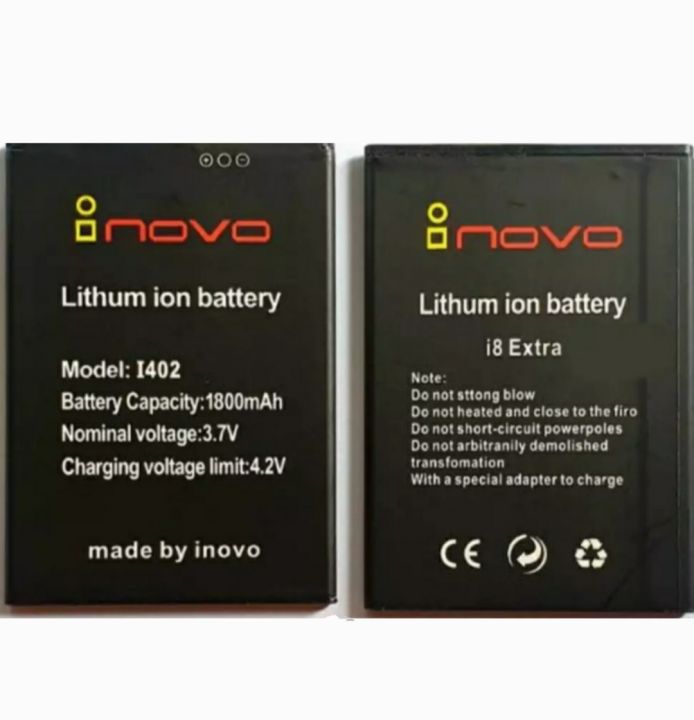 แบตเตอรี่ inovo i402/i8/i8Extra 
มีรับประกัน มีบริการเก็บเงินปลายทาง