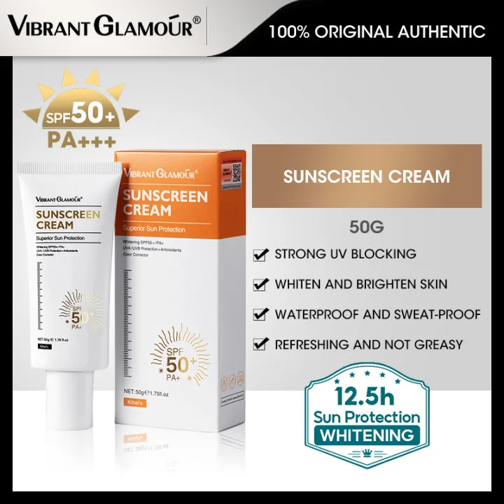 VIBRANT GLAMOUR Sunscreen Cream Moisturizing Whitening Sunblock Face