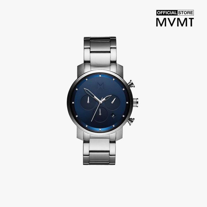 Đồng hồ nam MVMT  mặt tròn dây thép 40mm D-MC02-SBLU 0000-07