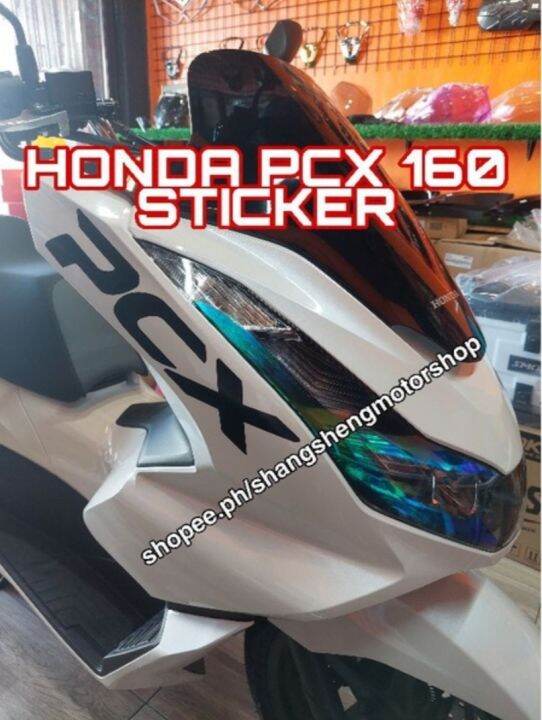 Honda Pcx Side Sticker Decals Big Pair Pieces Quality Materials