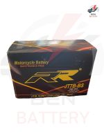 แบตเตอรี่ ยี่ห้อ RR JT7B-BS ขนาด 12V. 7 Ah. แบตแห้ง สำหรับใส่รถมอเตอร์ไซค์ BIGBIKE