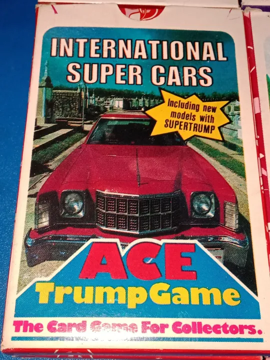 Super Cars Vintage Ace Super Trump Card Game | Lazada PH