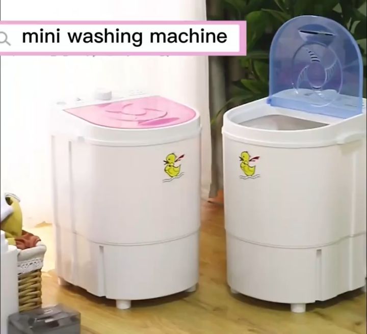 Single bucket mini washing machine duckling small baby child