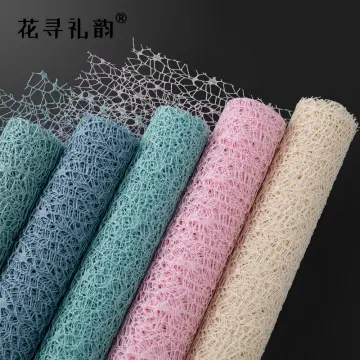 Korean Dot Mesh Flower Bouquet Paper Materials for Christmas