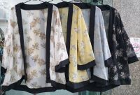 เสื้อคลุมกิโมโน kimono ผ้าชีฟองสไตล์ญี่ปุ่น เนื้อผ้าบางเบาใส่สบาย