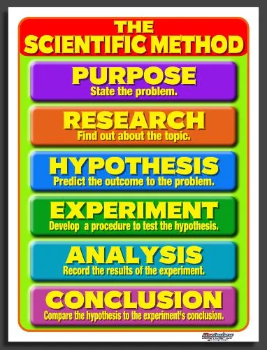 EDUCATIONAL TARPAULIN CHART THE SCIENTIFIC METHOD 45X60CM | Lazada PH