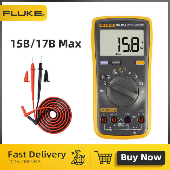 【Genuine + In Stock】Fluke 15B 17B Max Digital Multimeter Electrical ...