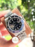 นาฬิกาRolex-Gmt Batman ขนาด40mm เครื่องออโต้ญี่ปุ่นแท้ *สินค้าตรงตามรูป