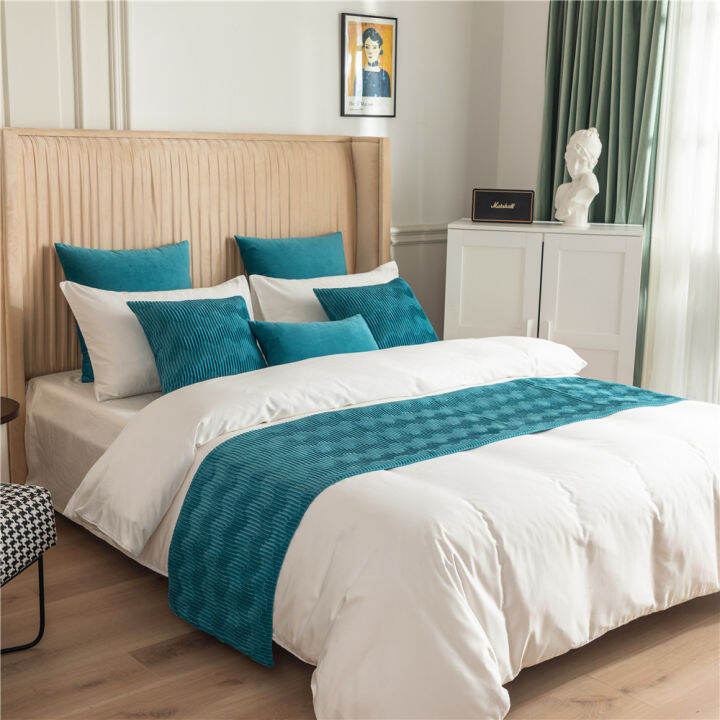 Nordic Simple Modern Bed Runner Bed Runner Hotel Homestay Model Room Wedding Accessible Luxury