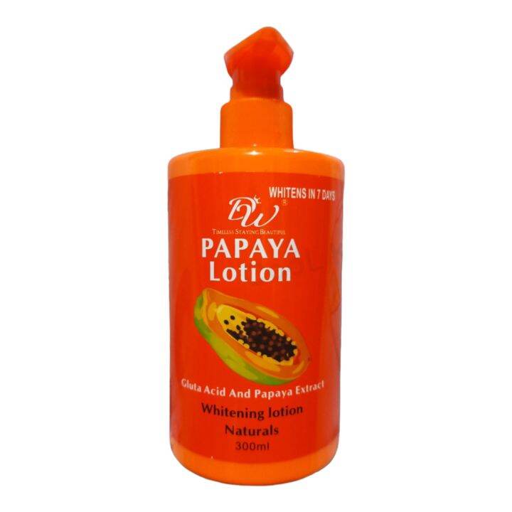 PAPAYA LOTION DW 300ML Whitens in 7 Days Lazada PH