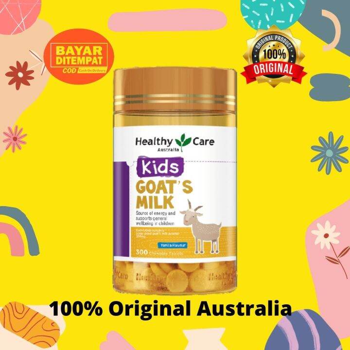 Healthy Care Kids Goat Milk Vanilla Flavour 300 Tablets Lazada