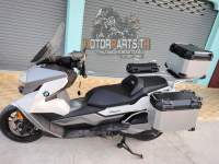 BMW C400GT กล่องอลูมิเนียม/ปี๊บอลูมิเนียมพร้อมชุดแร็ค ขนาดใบบน45/ชุดข้าง37 ลิตร