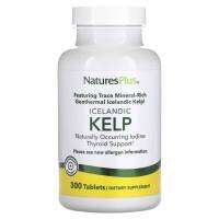 NaturesPlus Natures Plus iodine Icelandic Kelp iodine วิตามิน แร่ธาตุ สาหร่ายสีน้ำตาลจากไอซ์แลนด์ สาหร่ายทะเล เคลป์