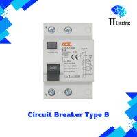 เบรกเกอร์กันดูด สำหรับ (EV Charger) Circuit Diagram CHL6-100B TYPE B 2P 40A แบรนด์ CCS