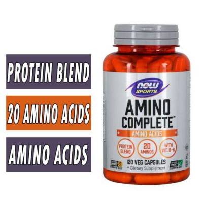 Now​ Sport​s​ Amino​Complete​ Amino​ Acids  120​Veg​ capsules​