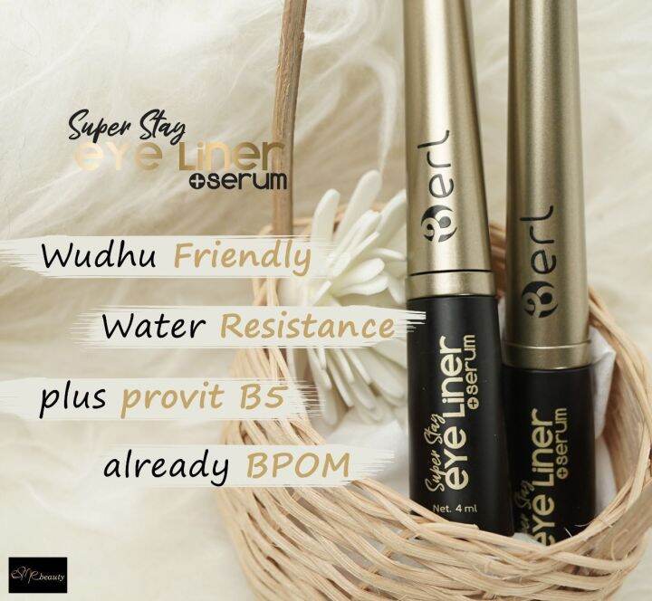 B Erl Eyeliner Super Stay / Eyeliner Wudhu Friendly / Eyeliner Sah