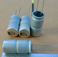 CAPACITOR 1200UF 25V ELNA สีเงิน ขนาด 13x25mm แท้-ใหม่ ค่าความจุเต็ม100% ขายแพ็ค 10ตัว