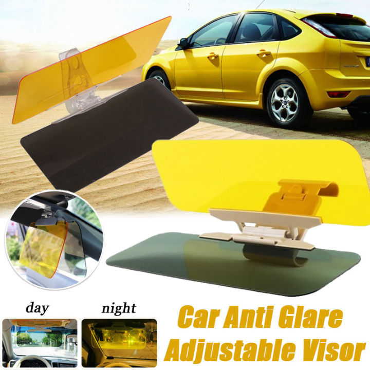 2 in 1 Car Sun Visor HD Anti Glare Mirror Day&Night Vision Clear View  Anti-Ultraviolet Visor Board