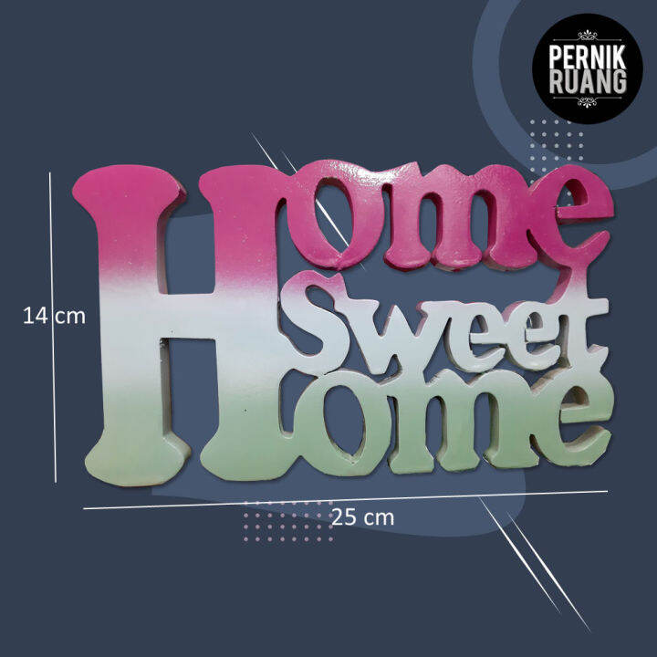 Tulisan huruf kayu pelengkap dekorasi interior rumah anda | Lazada