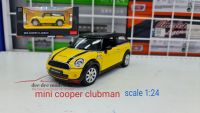 โมเดลรถเหล็ก#โมเดลรถ1:24#โมเดลรถสะสม#โมเดลรถ Mini Cooper Clubman (scale1:24) ฿650. ของแท้ Rastar  สินค้ามีในกทม.พร้อมส่ง