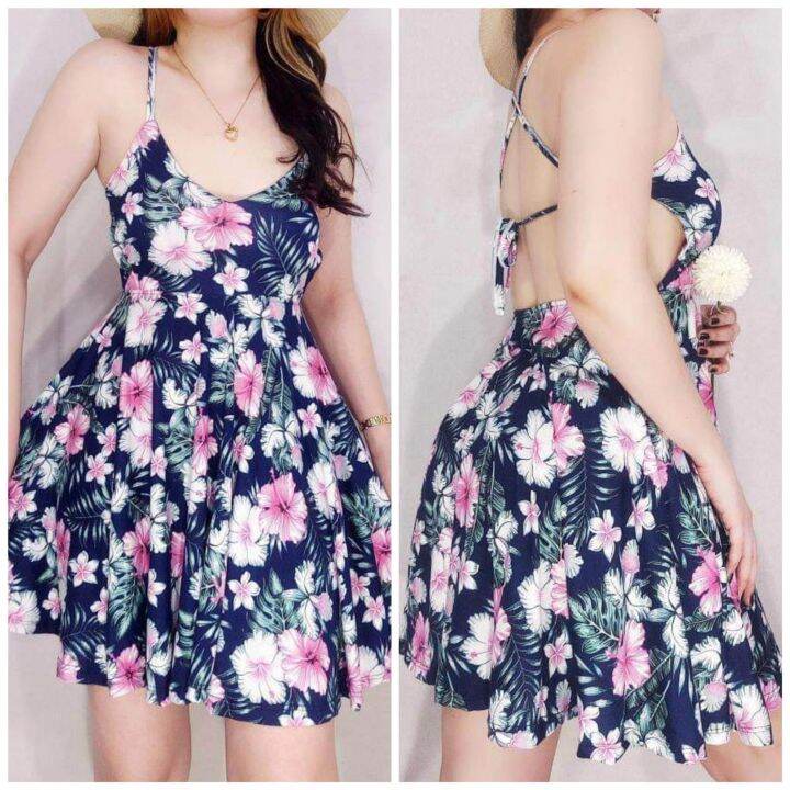 SEXY BACKLESS DRESS SUMMER OOTD | Lazada PH