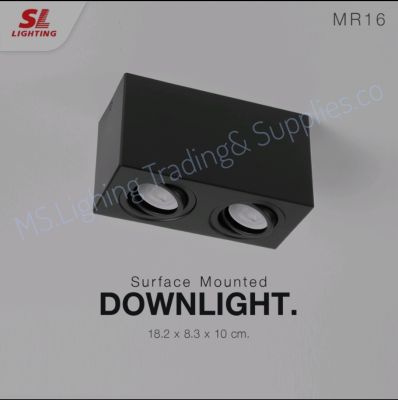 SL LIGHTING | Surface Mounted Downlight โคมไฟดาวน์ไลท์ติดลอย MR16(GU5.3) x2 รุ่น SL-3-TB-464-2