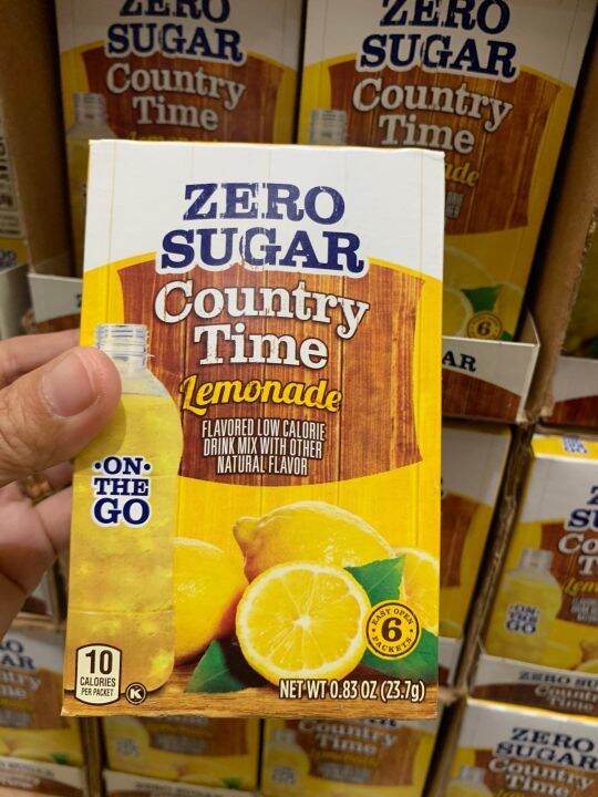 COUNTRY TIME ON THE GO LEMONADE ZERO SUGAR 23.7G Lazada PH