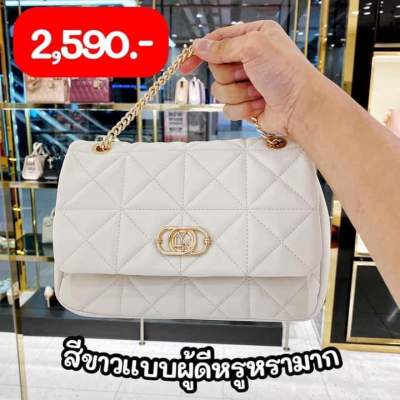 Lyn outlet กระเป๋าลินน์ คลอใหม่ หนังนิ่ม ทรงสวยไซส์ใหญ่ 9 นิ้ว