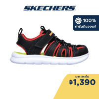 Skechers สเก็ตเชอร์ส รองเท้าแตะเด็กผู้ชาย Boys C-Flex 2.0 Sandals - 400041L-BKRD