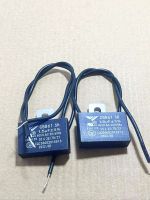 (แพ็ค2ตัว) คาปาซิเตอร์ คาปาพัดลม1.5 uf/400v สายสีดำ แค๊ปพัดลม CAP Hatari capacitor พัดลมฮาตาริ  capa 1.5uf/400v.แคปพัดลม