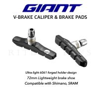 ผ้าเบรคจักรยานวีเบรค GIANT V-BRAKE CALIPER &amp; BRAKE PADS