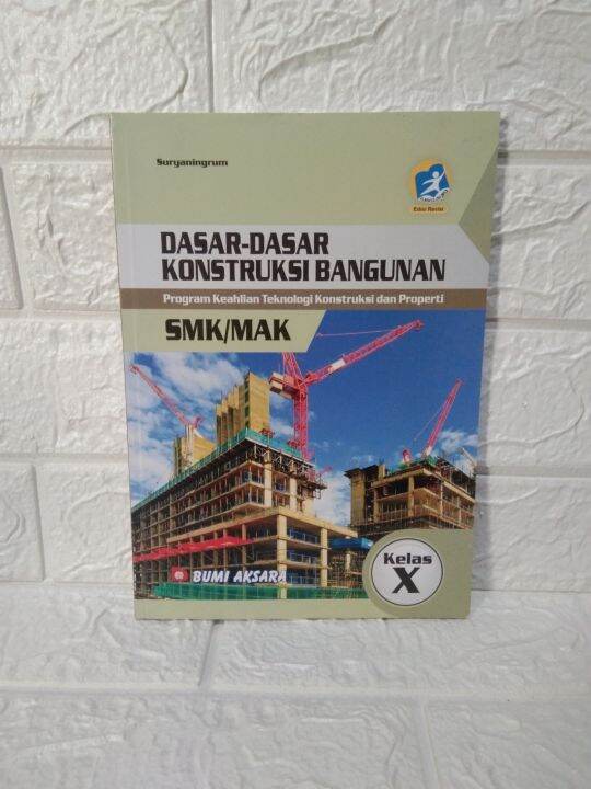 BUKU DASAR-DASAR KONSTRUKSI BANGUNAN Suyaningrum | Lazada Indonesia