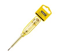 ไขควงลองไฟ 5" STANLEY 66-119 (มีคลิปหนีบ)spark detecting screwdriver (100-500V)ac Pocket size with clip