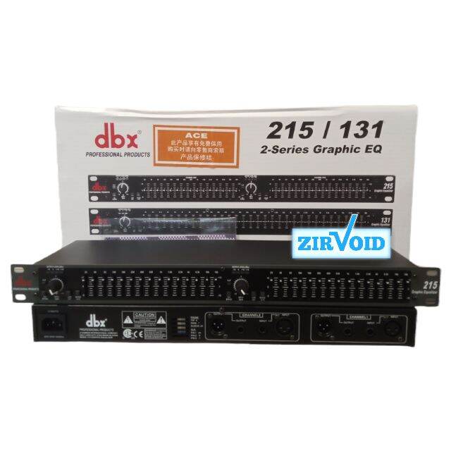 DBX 215 EQUALIZER DUAL CHANNEL 15 BAND Lazada Indonesia