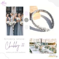 ที่คาดผมผ้าไหมมัลเบอร์รี่ Atlizsilk chubby 22 headband dreamy wedding collection