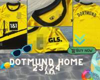 เสื้อฟุตบอลทีม ดอร์ทมุน ชุดเหย้า ปี2023/2024 เกรดแฟนบอล DORTMUND HOME 2023/2024 (AAA)