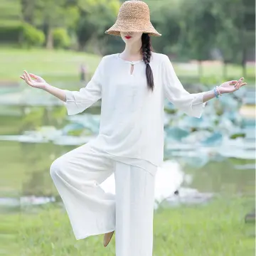 Yoga Clothes Women New Ethnic Style Meditation Clothes Cotton and