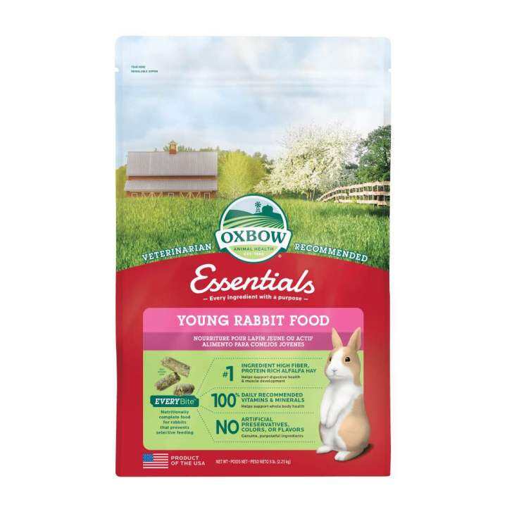 essential-young-rabbit-food-อาหารเม็ดสำหรับกระต่ายเด็ก