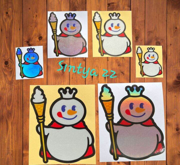Sticker Logo MIXUE Sticker Logo ice Cream MIXUE Sticker Viral Princutt