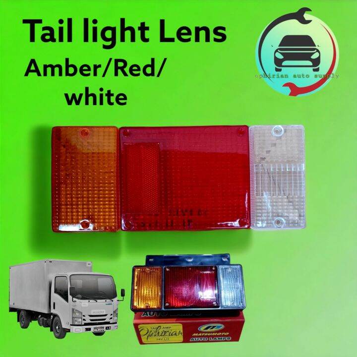 Tail light Lens isuzu nkr (Lens only) Amber/Red/white Lazada PH