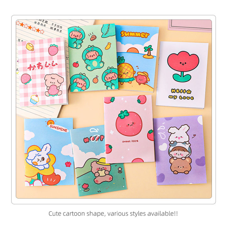 Cute Small Notebook Cartoon Note Kindergarten Prize Gift Small Size ...