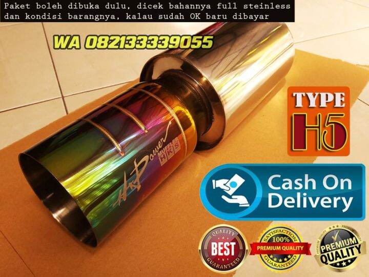 Knalpot Mobil HKS HiPower Rainbow + Resonator HKS Matic Lazada Indonesia