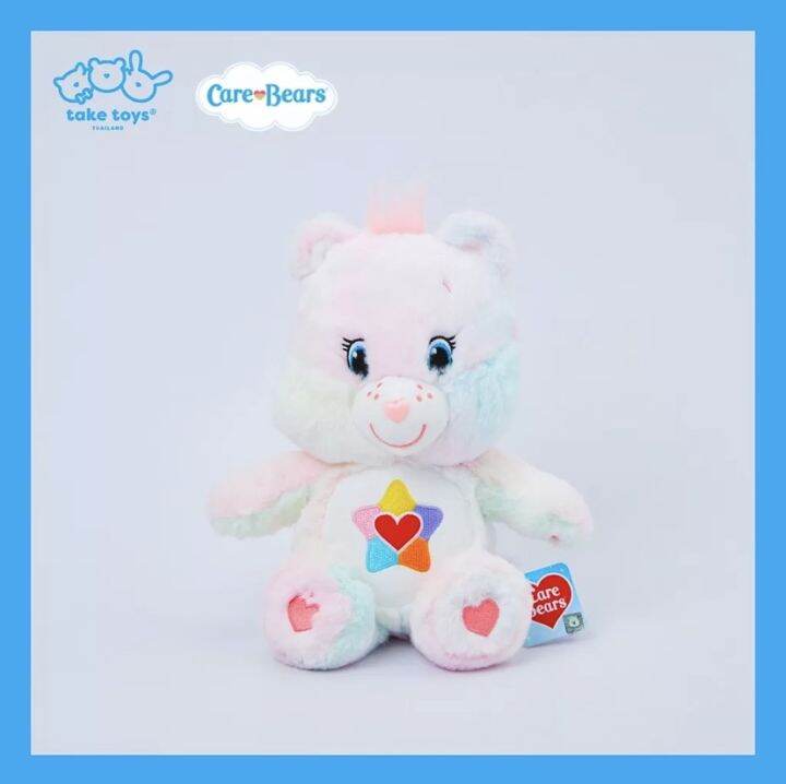 ตุ๊กตา-true-heart-care-bear-ของแท้จากช๊อป-100-size-25-cm-ตุ๊กตาแครแบร์-carebear-thailand-carebear