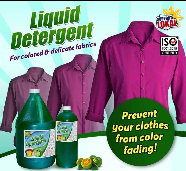 Powerclean Liquid Laundry Detergent Kalamansi / Floral Scents 1 liter
