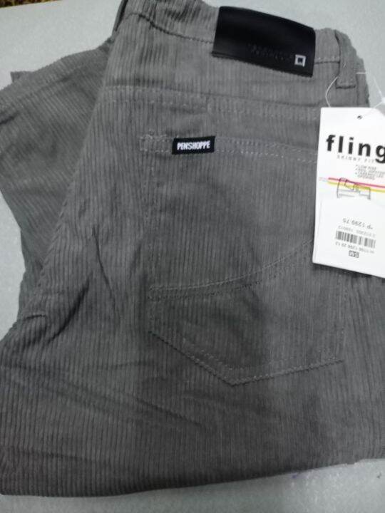 CORDUROY PANTS SEMISTRAIGHT CUT Lazada PH