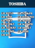 ขอบยางตู้เย็น TOSHIBA รุ่น (2 ประตู )GR-B175Z/GR-B148/GR-41KT/GR-T26KT/GR-T32KBZ/GR-T41KB/GR-R41/GR-S26KPB/GR-H20KPD1/GR-M20T1/GR-K26KPB/GR-H66KT/GR-B188