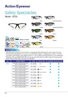 แว่นตานิรภัย แบรนด์ Action Eyewear รุ่น 733 AF (กันฝ้า 100%) มีของแถมให้ทุกออเดอร์